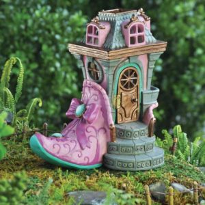 Maison de fées pantoufle d'Alice jardin de fées