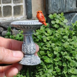 Bain d’Oiseaux pour mini jardin