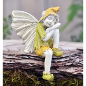 Figurine Miniature Fée Lutin Dormeur