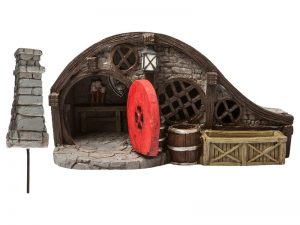 Maison trolls cheminée décor intérieur