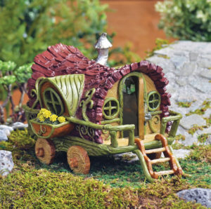 Maison de Fées Roulotte Gypsy Fairy Garden