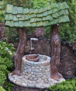 Puits magique accessoire miniature pour mini jardin et jardin de fées