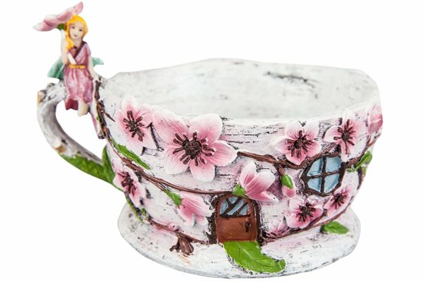 Jardinière tasse à thé féerique