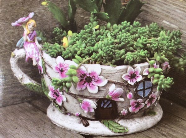 Jardinière tasse Mini Jardin Féerique