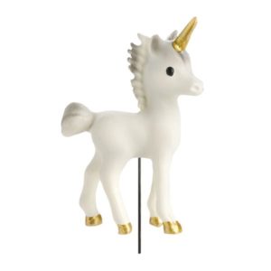 Figurine bébé licorne décor à piquer